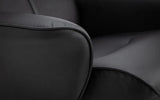 Lugano Faux Leather Swivel Recliner & Stool - Julian Bowen