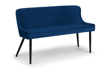 Luxe Velvet High Back Bench