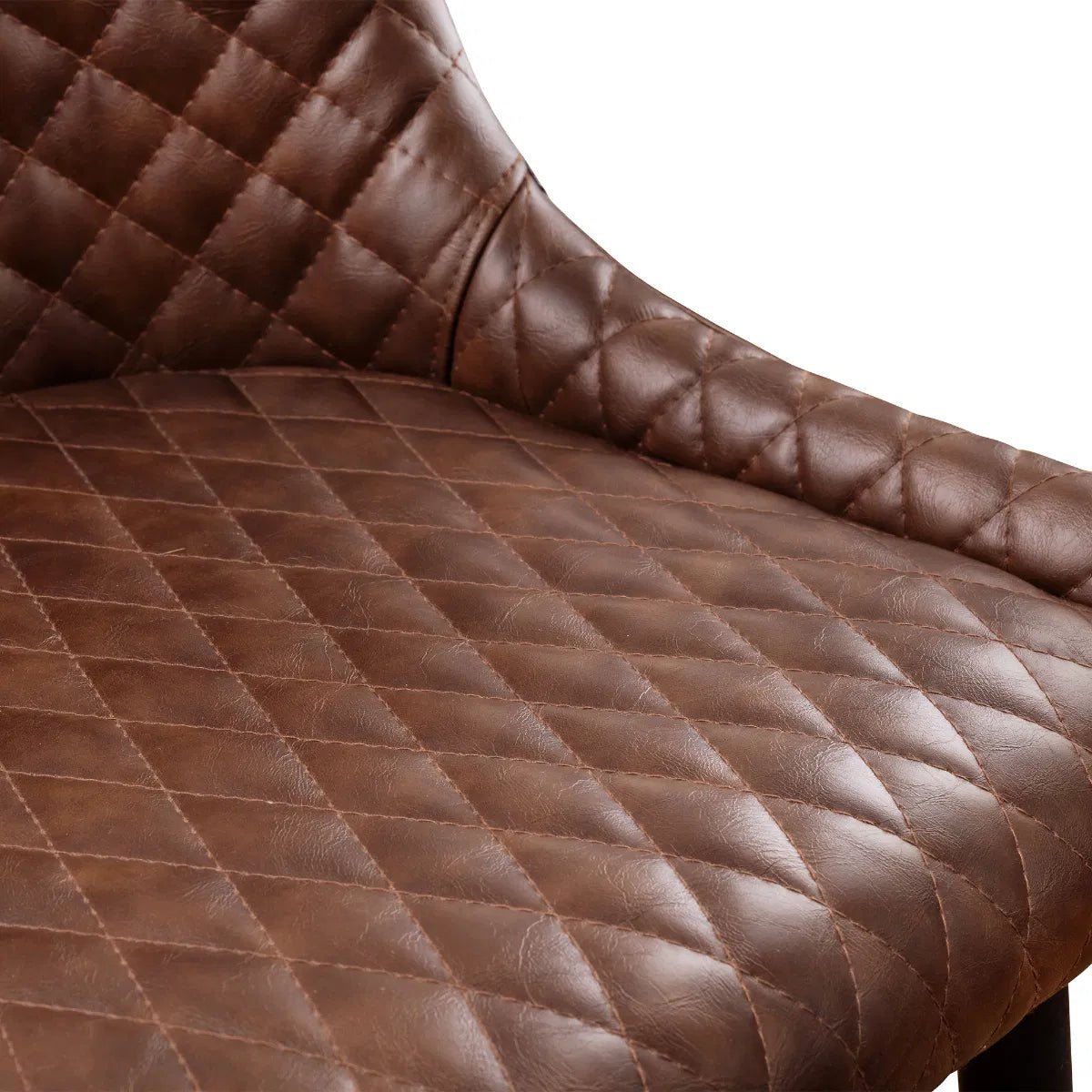 Luxe Faux Leather Bar Stool - Julian Bowen