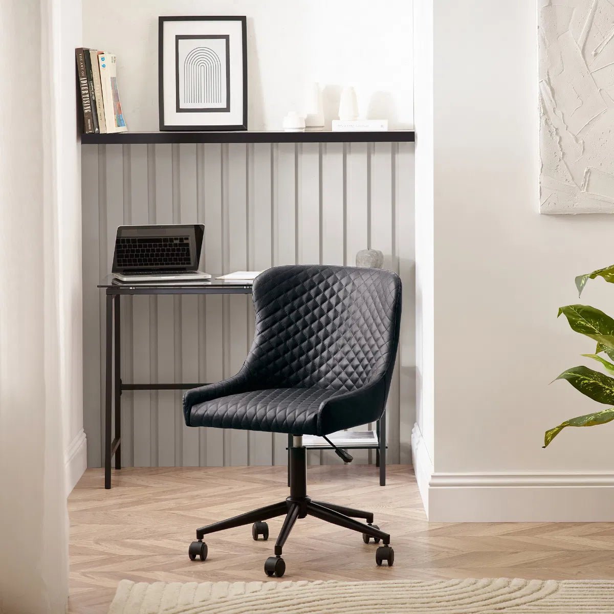 Luxe Faux Leather Office Chair - Julian Bowen