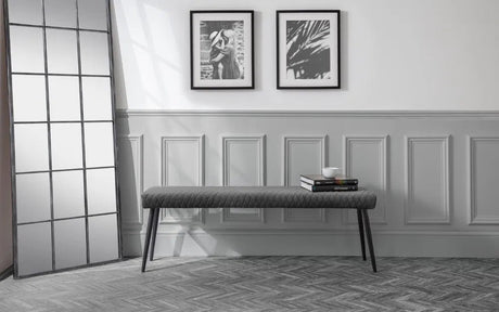 Luxe Velvet Low Dining Bench - Julian Bowen