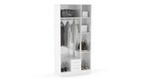 Lynx 3 Door 2 Drawer Mirrored Wardrobe - Birlea