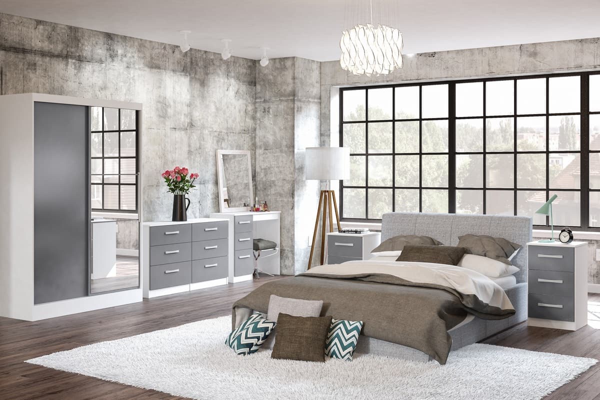 Lynx 3 Drawer Dressing Table - Birlea