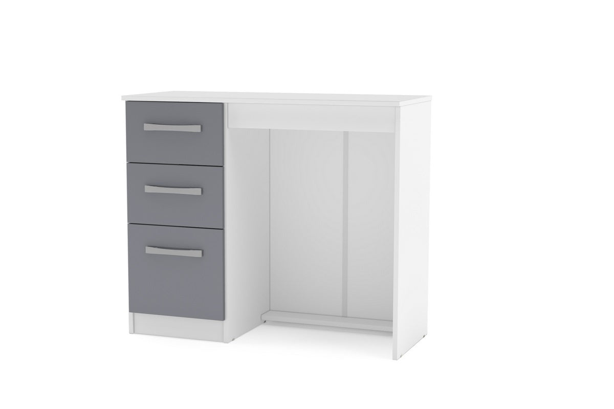 Lynx 3 Drawer Dressing Table - Birlea