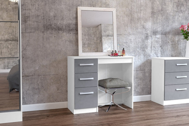 Lynx 3 Drawer Dressing Table - Birlea