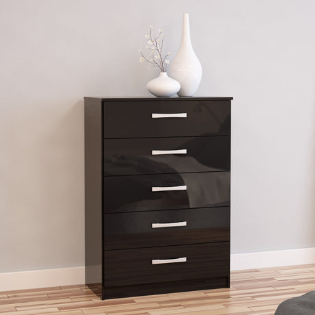 Lynx 5 Drawer Chest - Birlea