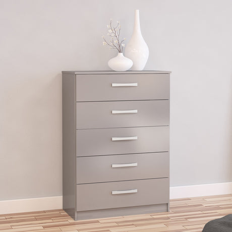Lynx 5 Drawer Chest - Birlea