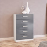 Lynx 5 Drawer Chest - Birlea