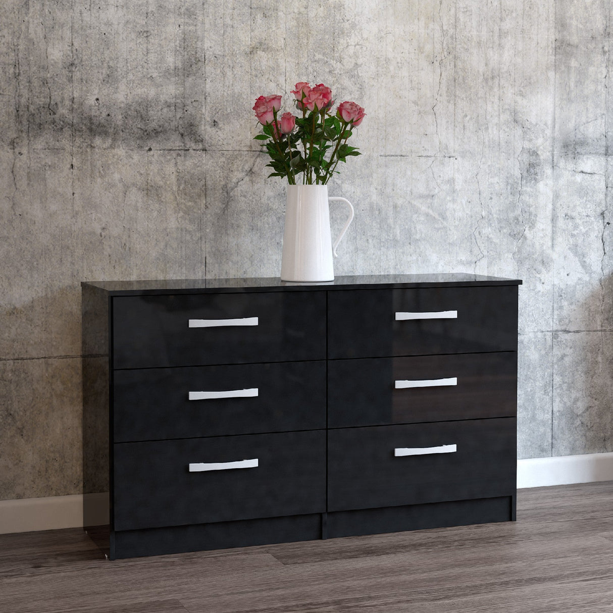 Lynx 6 Drawer Chest - Birlea