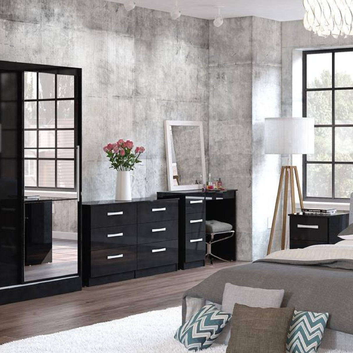 Lynx 6 Drawer Chest - Birlea