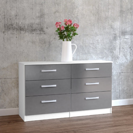 Lynx 6 Drawer Chest - Birlea