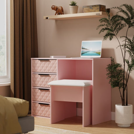 Harlequin 4 Drawer Pedestal Desk