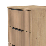 Java 4 Drawer Bedside Table