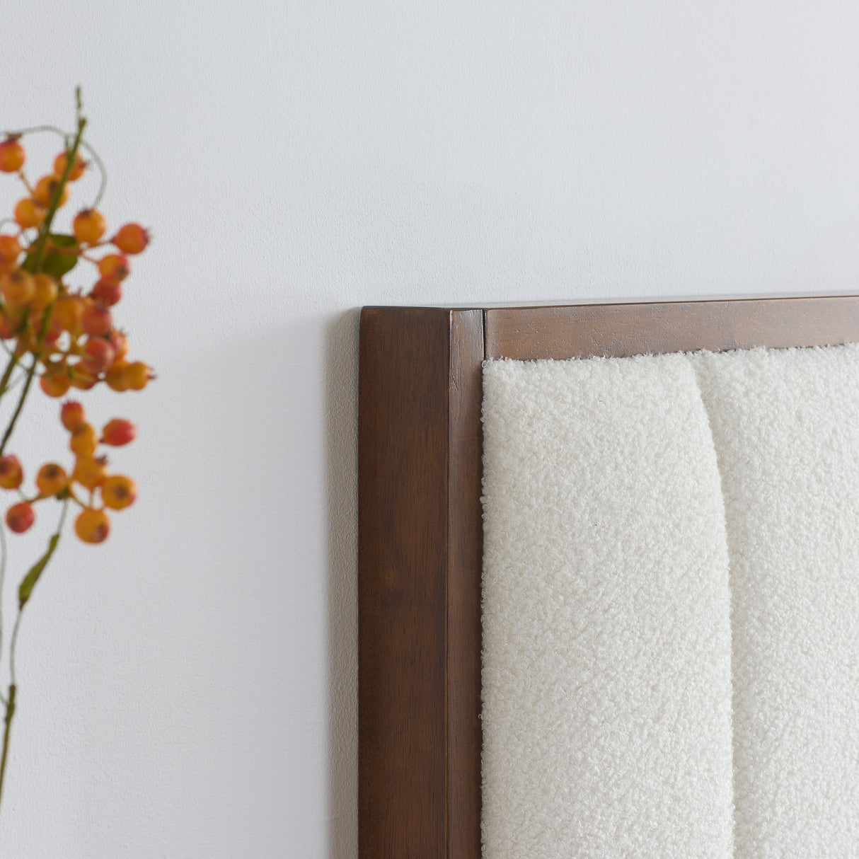 Madeline Boucle Bed Frame - Birlea