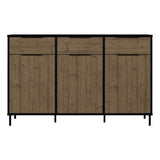 Madrid 3 Door 3 Drawer Sideboard - Seconique