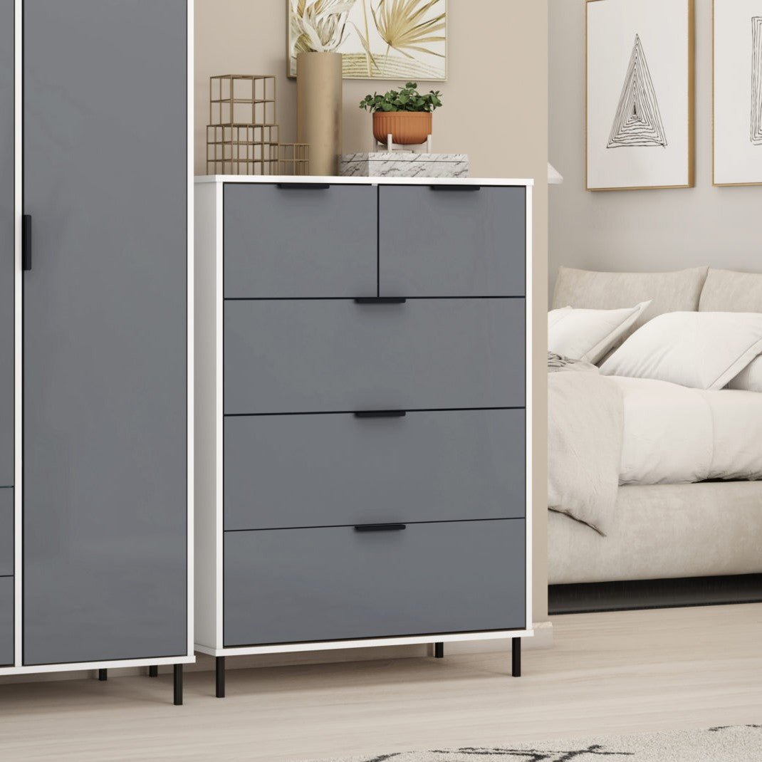 Madrid 3+2 Drawer Chest - Seconique