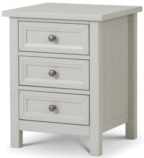 Maine 3 Drawer Bedside - Julian Bowen