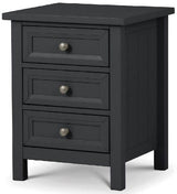 Maine 3 Drawer Bedside - Julian Bowen