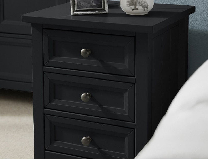 Maine 3 Drawer Bedside - Julian Bowen