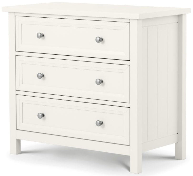 Maine 3 Drawer Wide Chest - Julian Bowen