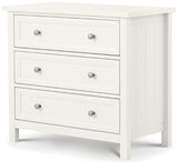 Maine 3 Drawer Wide Chest - Julian Bowen