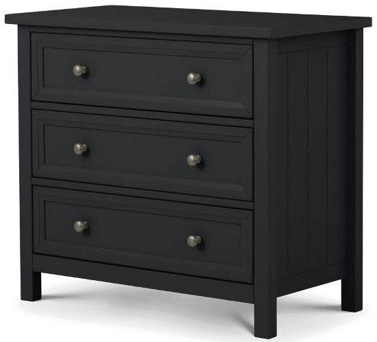 Maine 3 Drawer Wide Chest - Julian Bowen