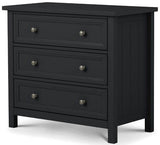 Maine 3 Drawer Wide Chest - Julian Bowen