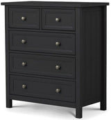 Maine 3+2 Drawer Chest - Julian Bowen