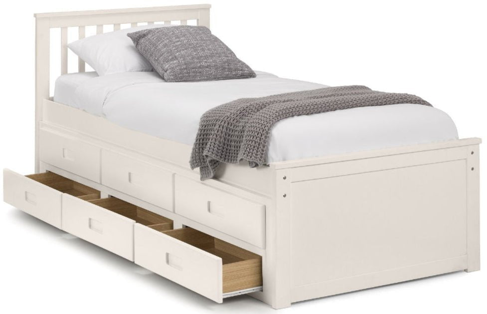Maisie Bed With Underbed And Drawers - Julian Bowen