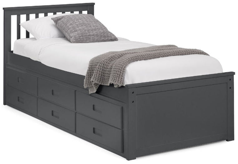 Maisie Bed With Underbed And Drawers - Julian Bowen