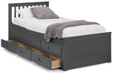 Maisie Bed With Underbed And Drawers - Julian Bowen