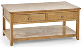 Mallory 2 Drawer Coffee Table - Julian Bowen