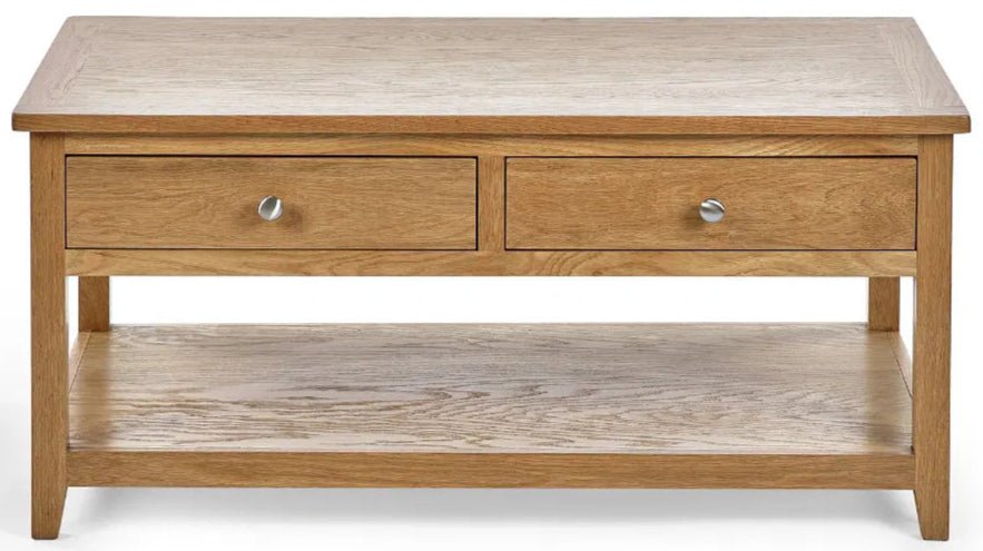Mallory 2 Drawer Coffee Table - Julian Bowen