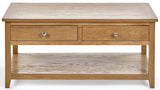 Mallory 2 Drawer Coffee Table - Julian Bowen