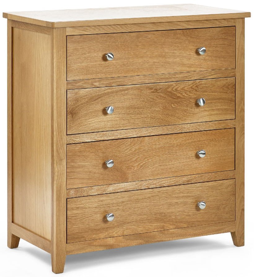 Mallory 4 Drawer Chest - Julian Bowen