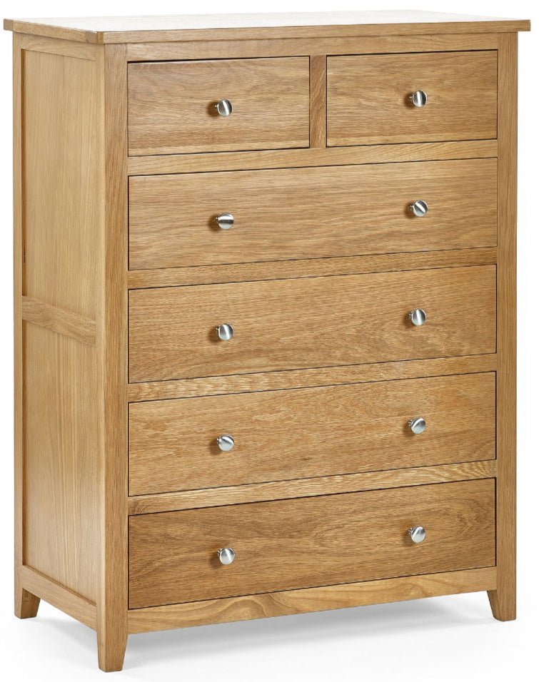 Mallory 4+2 Drawer Chest - Julian Bowen