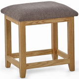 Mallory Twin Pedestal Dressing Table and Stool - Julian Bowen