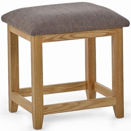 Mallory Twin Pedestal Dressing Table and Stool - Julian Bowen