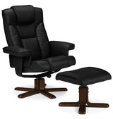 Malmo Swivel Recliner & Stool - Julian Bowen