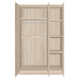 Malvern 3 Door Triple Wardrobe - Seconique
