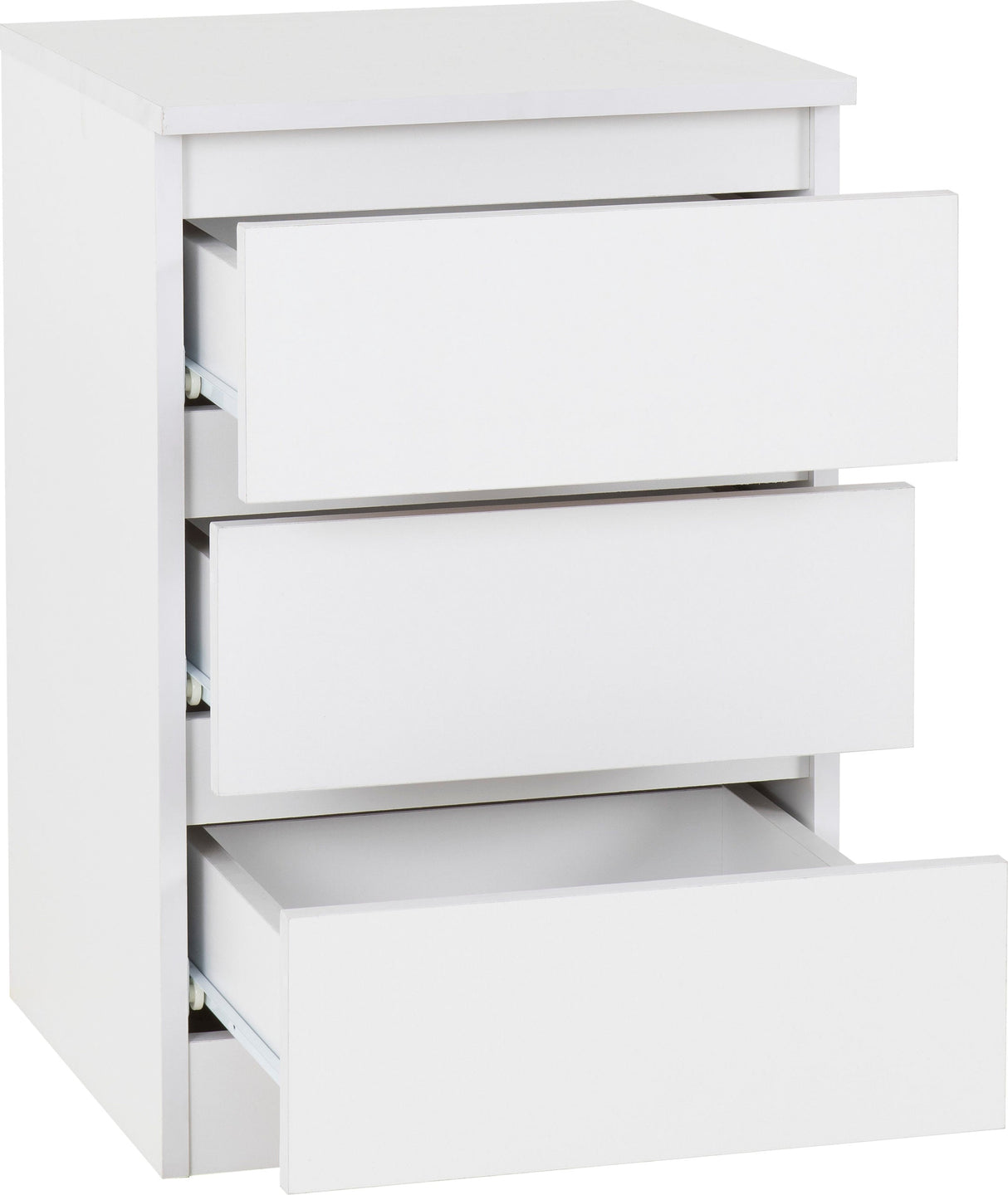 Malvern 3 Drawer Bedside Table - Seconique