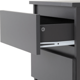 Malvern 3 Drawer Bedside Table - Seconique