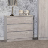 Malvern 3 Drawer Chest - Seconique