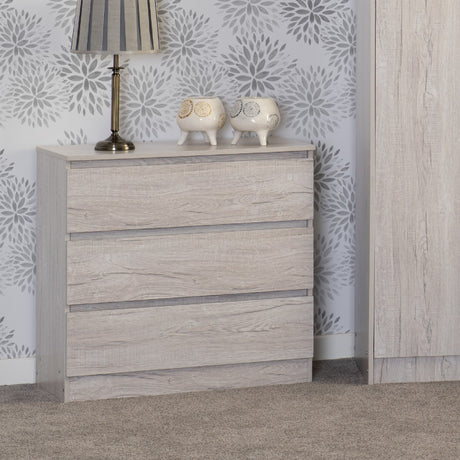 Malvern 3 Drawer Chest - Seconique