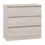 Malvern 3 Drawer Chest - Seconique