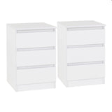 Malvern 4 Piece Bedroom Set With 2 Door Double Wardrobe - Seconique