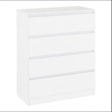 Malvern 4 Piece Bedroom Set With 2 Door Double Wardrobe - Seconique
