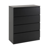 Malvern 4 Piece Bedroom Set With 2 Door Double Wardrobe - Seconique