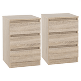 Malvern 4 Piece Bedroom Set With 2 Door Double Wardrobe - Seconique