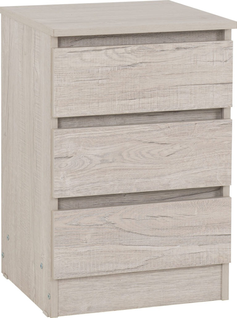 Malvern 4 Piece Bedroom Set With 2 Door Double Wardrobe - Seconique